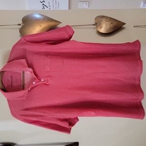 CYPRESS CLUB Men's Golf Short Sleeve Shirt Heathered Red size XXL